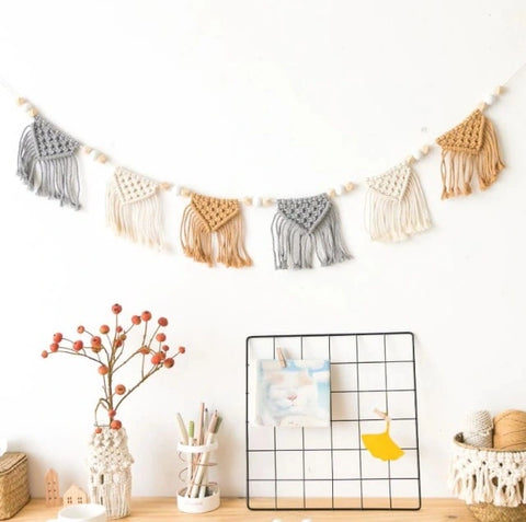 tuto guirlande macramé DIY